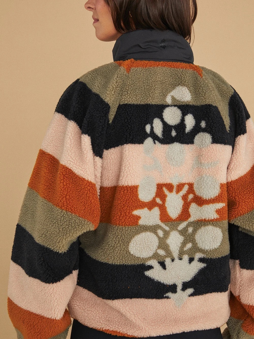 FP Movement Hit The Slopes Printed Fleece Honey Mallow XS - EUC